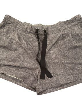 lululemon athletica Women's Gray Drawstring Athletic Shorts
